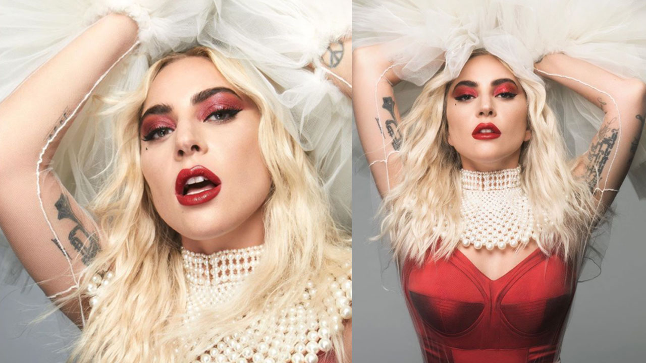 Lady Gaga Wears Candice Cuoco in Beauty Holiday Campaign