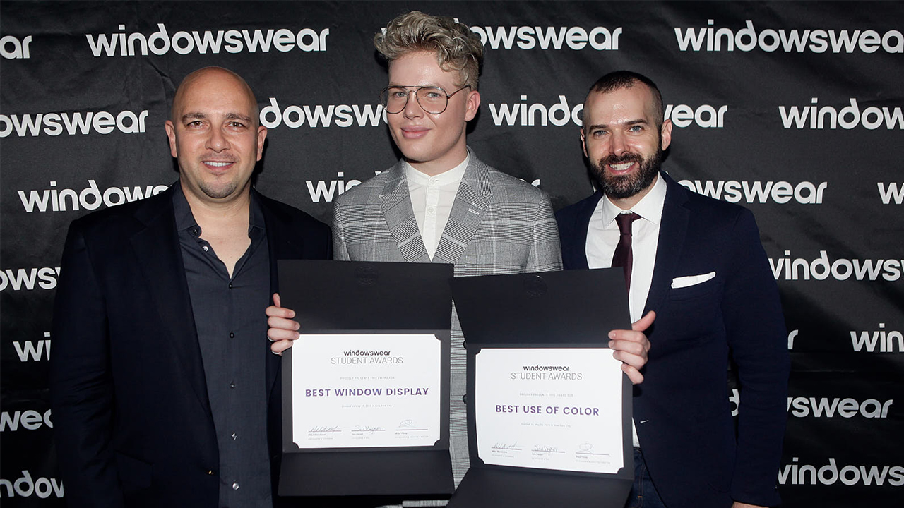 Visual Communications Student Windows Win Awards in NYC