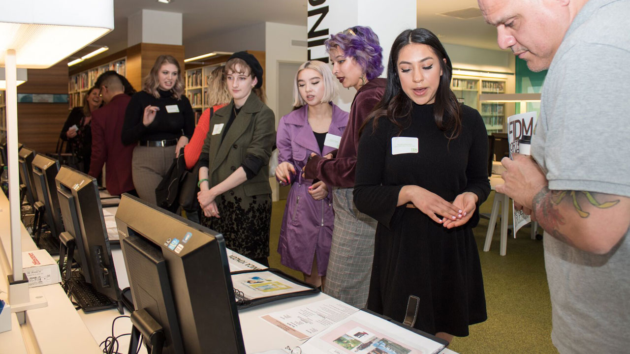 SF Students Exhibit Their Portfolios to Adobe, Google, Levi's, West Elm, and More
