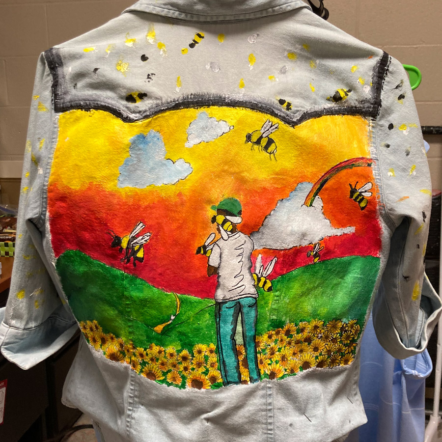 Colorful jacket design