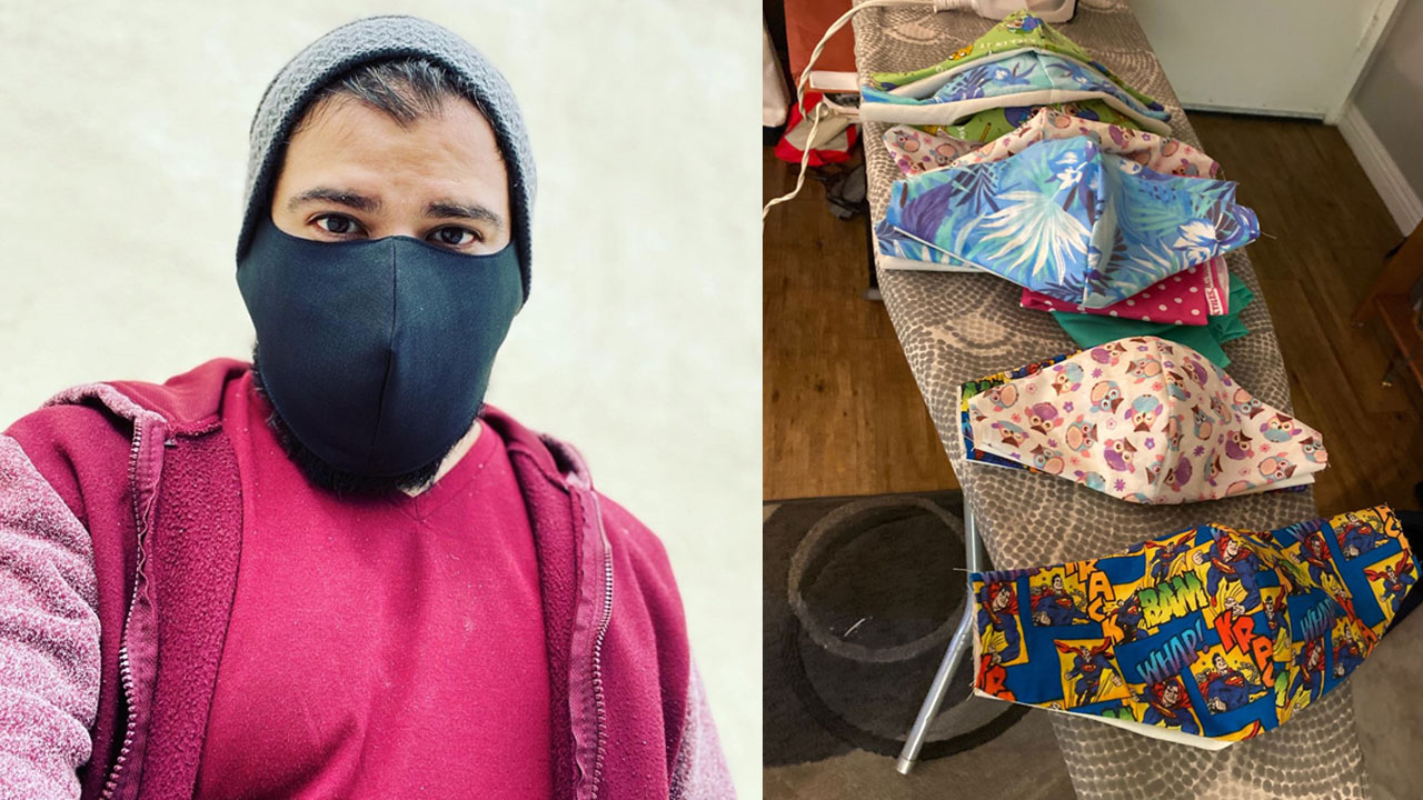 Menswear Graduate August Ortega is Creating and Selling Masks on Social Media