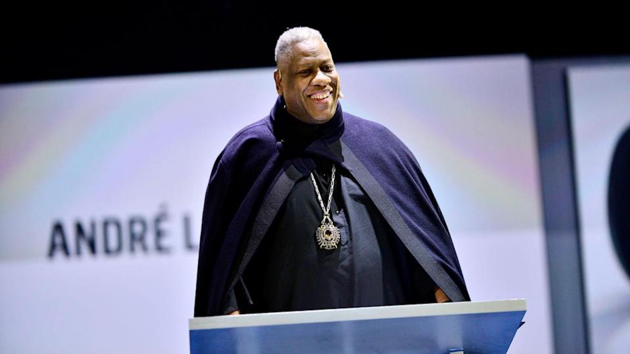 A portrait of fashion editor Andre Leon Talley taken in 2014