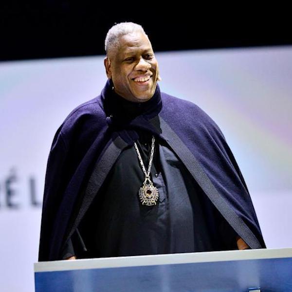 A portrait of fashion editor Andre Leon Talley taken in 2014