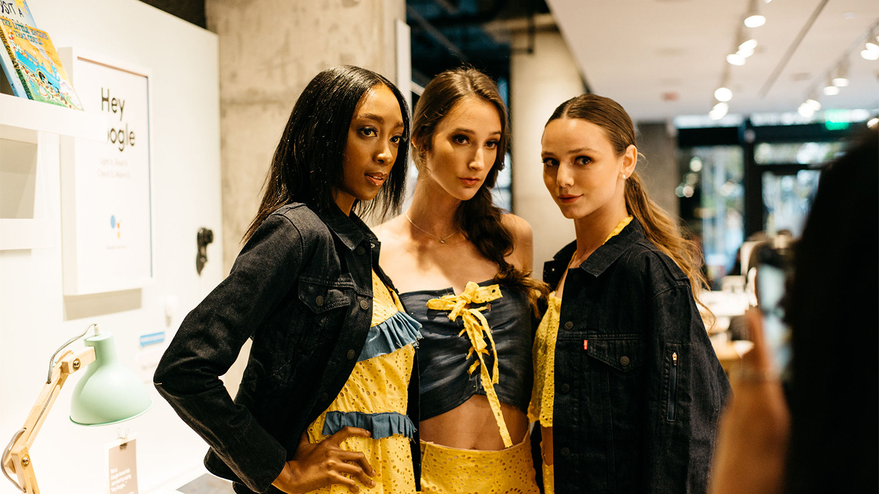 B.A. Student Brynne Hustrulid Showcases Her Collection in Google and Levi’s Marketing Event