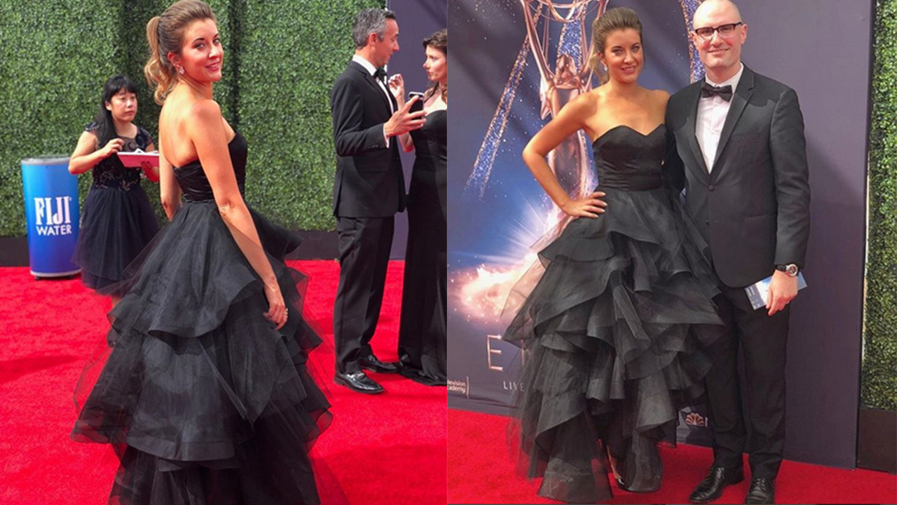 Laura Vivienne Gown Spotted on Red Carpet at Creative Arts Emmys