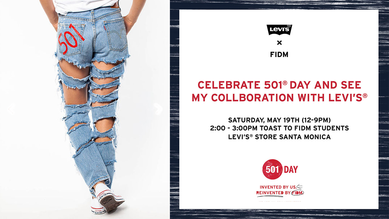 Levi’s Partners with FIDM on 501 Day Design Project