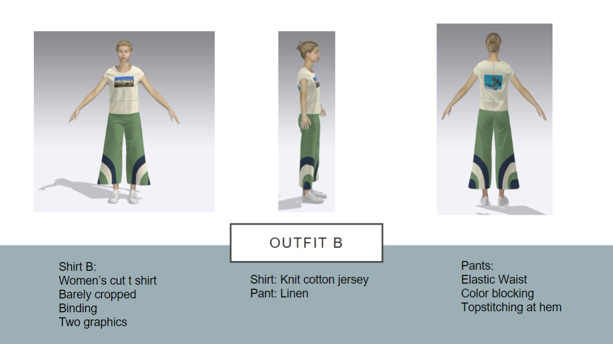 FIDM Student Heather Seaton fashion designs in CLO 3D software