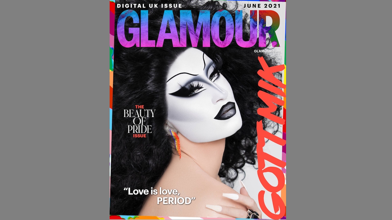 Grad Gottmik Appears on GLAMOUR UK’s Beauty of Pride Digital Cover