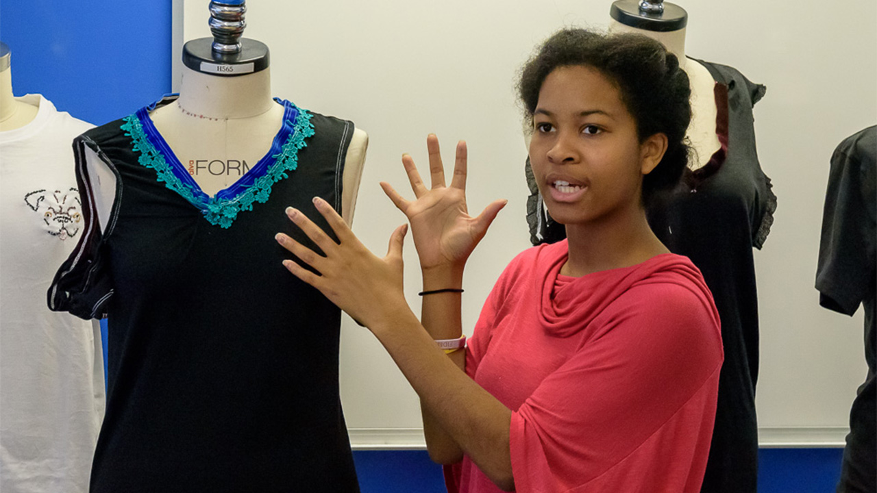 B.S. Apparel Technical Design Students Challenged with Real-Life Work Scenario for Final Exam