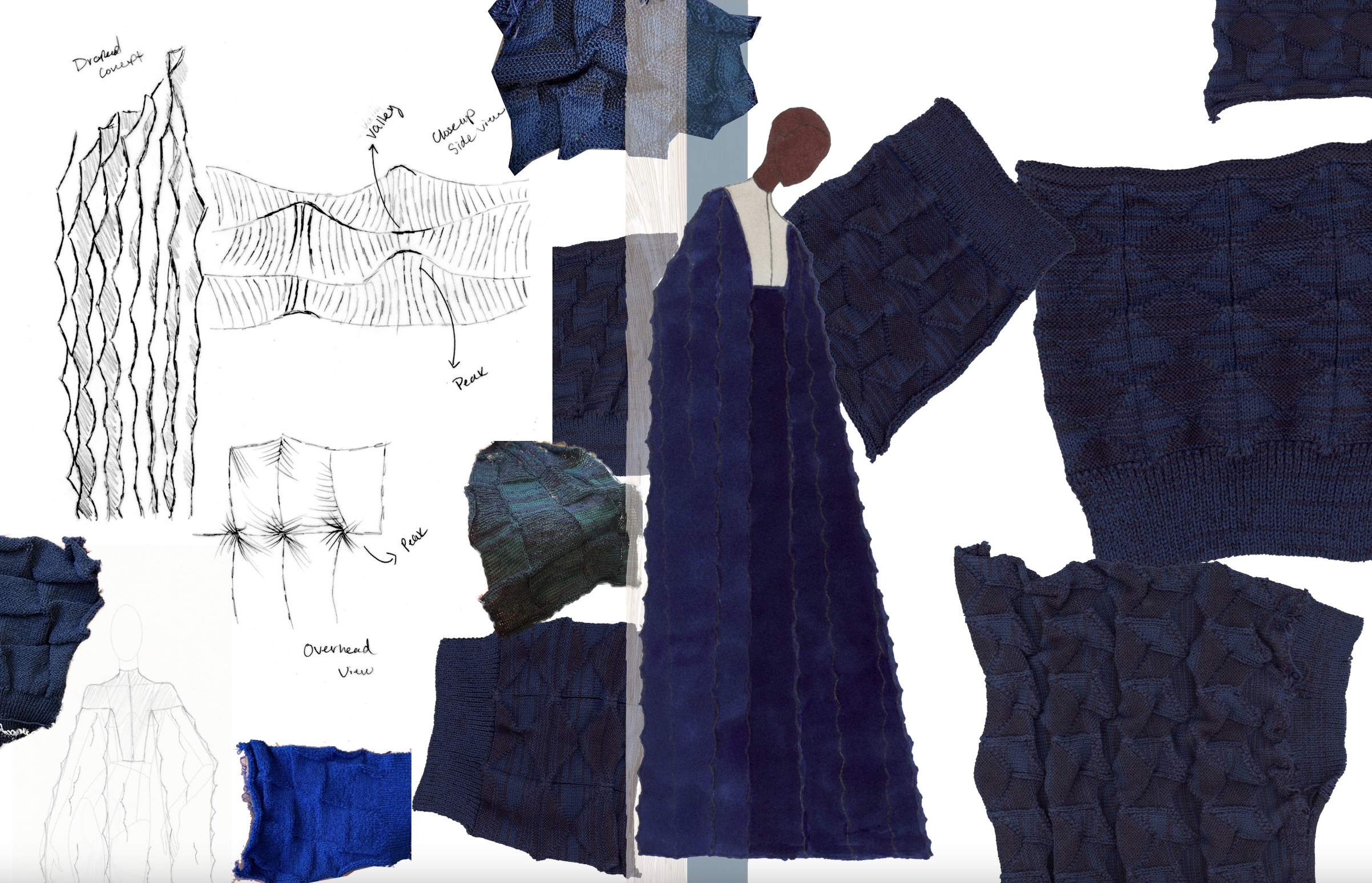 Keagan Roberson DEBUT fashion collection sketches
