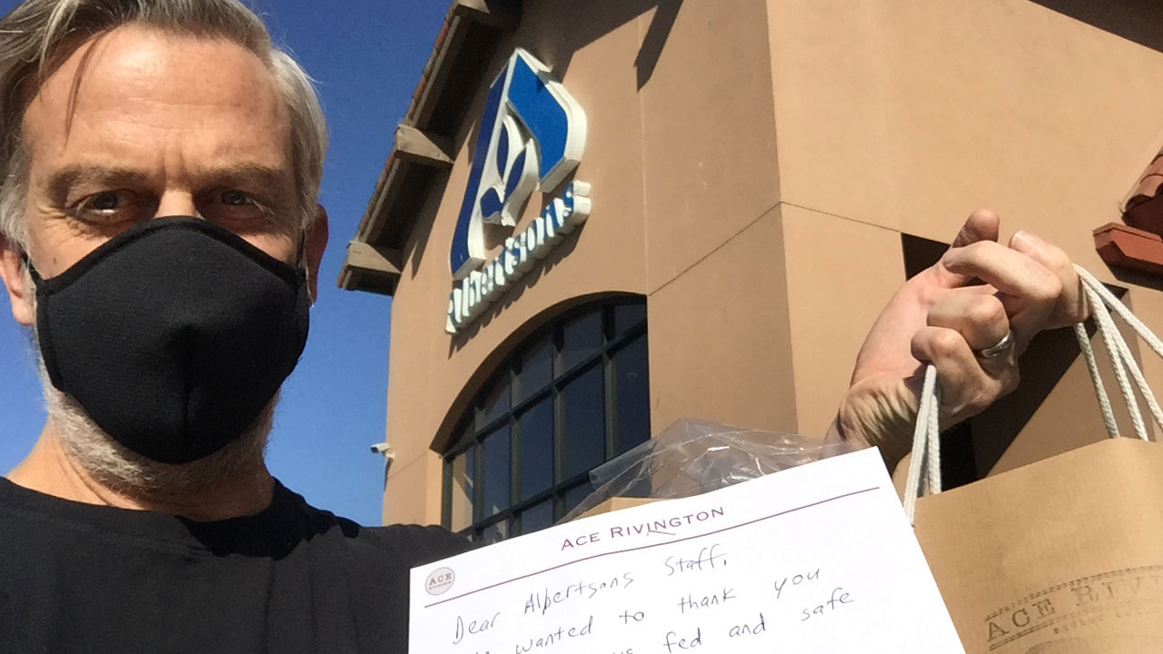 Grad's Denim Lifestyle Brand Donates Masks to Grocery Store Workers