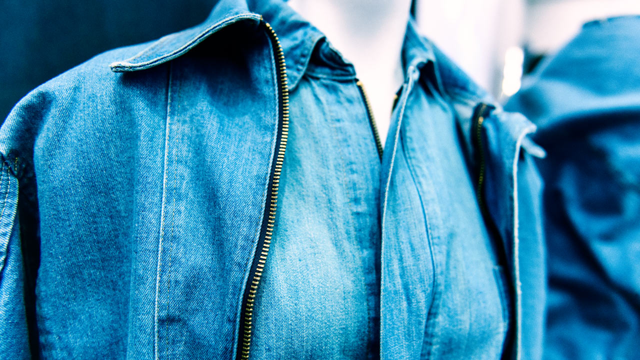 Jean jackets closeup