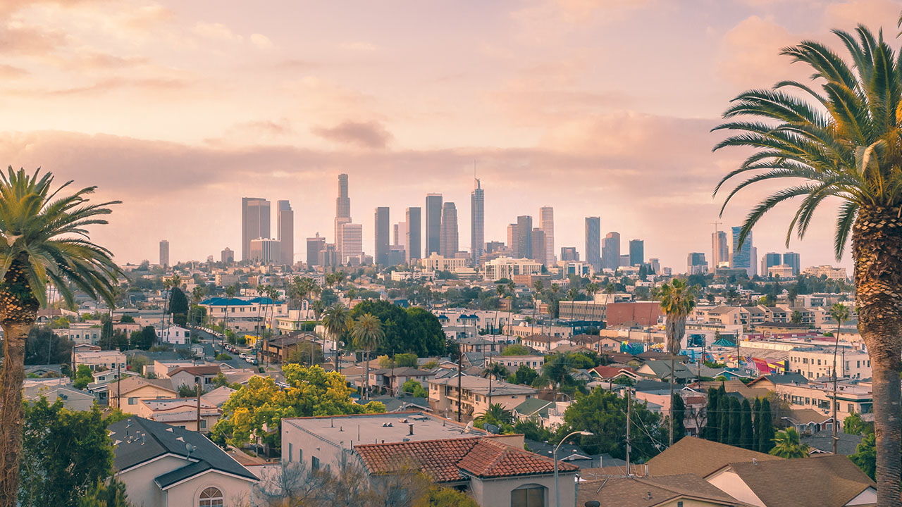 City view of Los Angeles