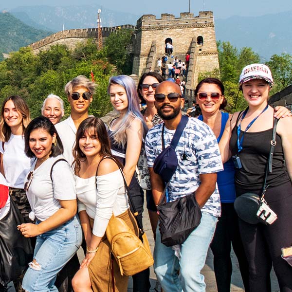 FIDM Students at Great Wall of China